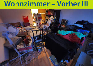 Entrümpelung von Messie- und Wohnnomadenwohnungen